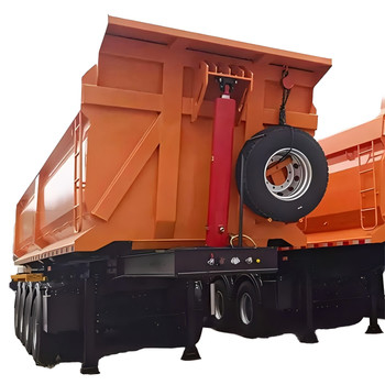 Africa Heavy-Duty Dump Truck Semi-Trailer: Projetado para o transporte e descarregamento eficientes de materiais a granel e resíduos