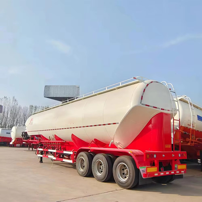 3 eixos 40cbm 45tão V em forma de pó seco Silo transporte cimento a granel petroleiro semi-caminhão reboque