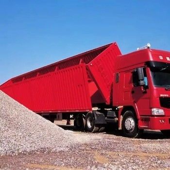 Três eixos para transporte de minas de carvão semirreboque concebido para transporte eficiente