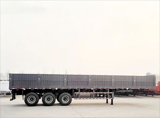 Container de parede lateral de carga pesada melhorado Semi-trailer Versátil Transporte de contêineres durável e eficiente