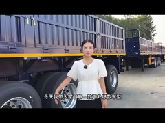 CIMC Semi-reboque com cerca desmontável a partir de 6T para uma capacidade de carga máxima de 100T