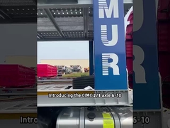 Veículo de transporte automóvel Semirreboque Veículo de transporte de dois andares com suspensão pneumática