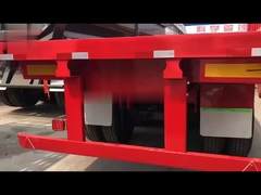 CIMC 2/3/4 eixos 12m-14m 40-100t África Container Cargo Transport Flatbed semi trailer